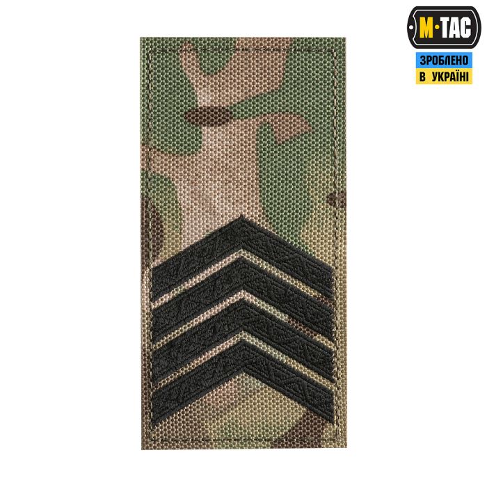 M-Tac погон МО Старший сержант (4 лички) на липучці MC