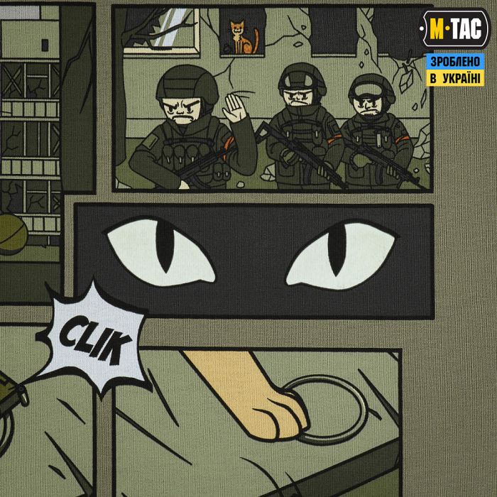 M-Tac футболка Orange Cat Cotton Hard Light Olive