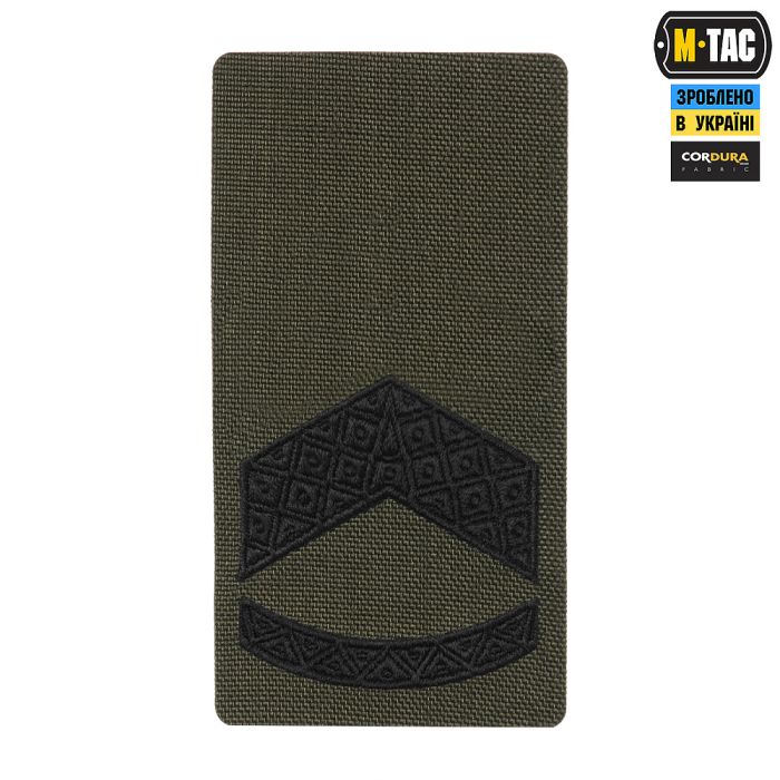M-Tac погон на липучці Штаб-Сержант (вишивка) Ranger Green