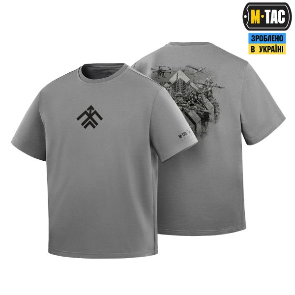 M-Tac футболка Хартія Oversize Light Grey