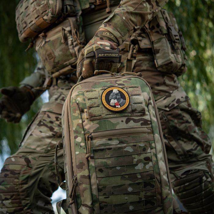 M-Tac нашивка Присяга PVC Yellow/Grey