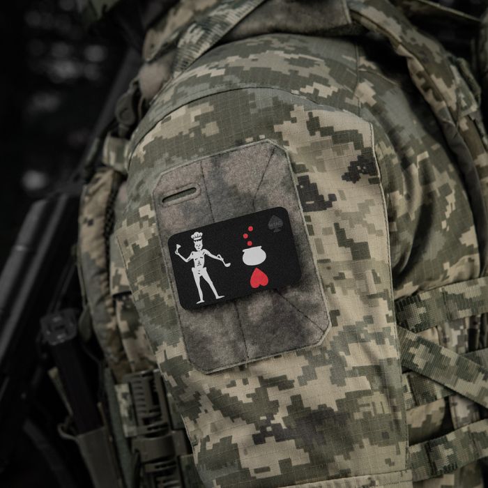 M-Tac нашивка прапор Чорна Борода Кухар Black