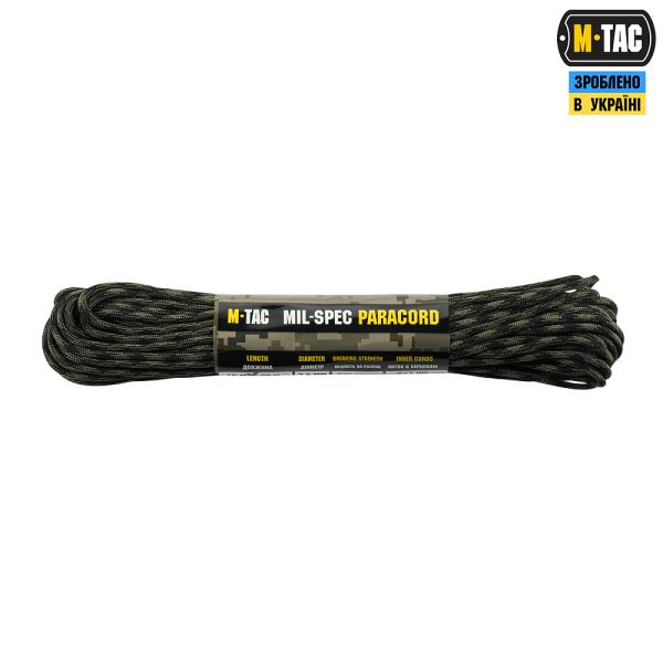 M-Tac паракорд 550 mil-spec 15m Black Forest