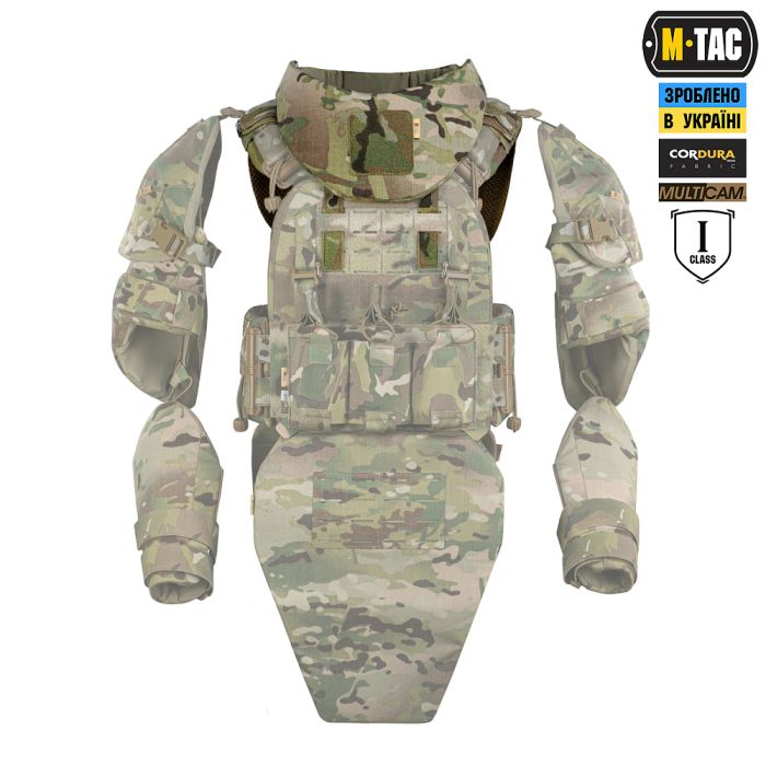 M-Tac Горжет з балістичними пакетами 1 клас захисту Elite Gen.II Multicam
