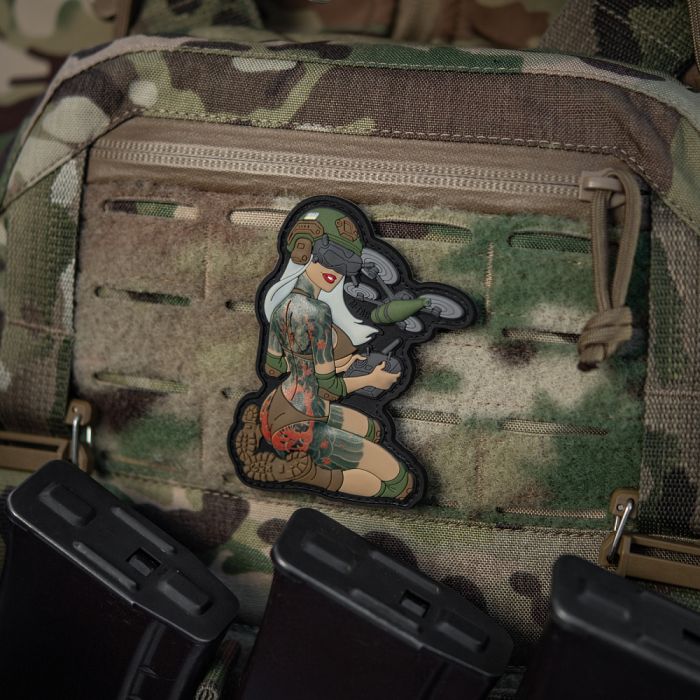M-Tac нашивка Tactical girl №6 PVC Якудза V3